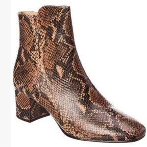 J. McLaughlin Aida Snakeskin Ankle Boots